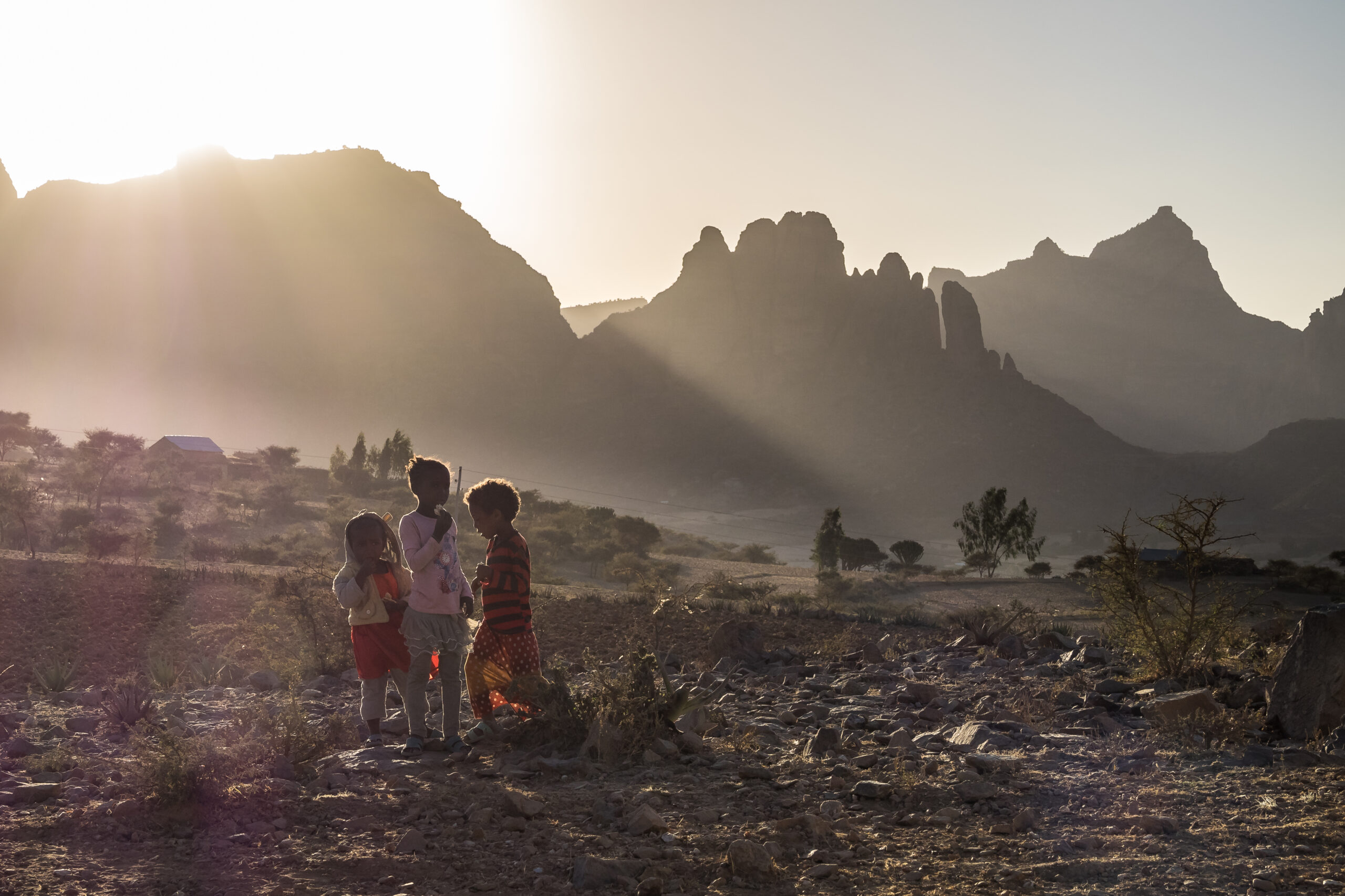 Axum,,Ethiopia,-,Feb,11,,2020:,Ethiopian,Children,Seen,On