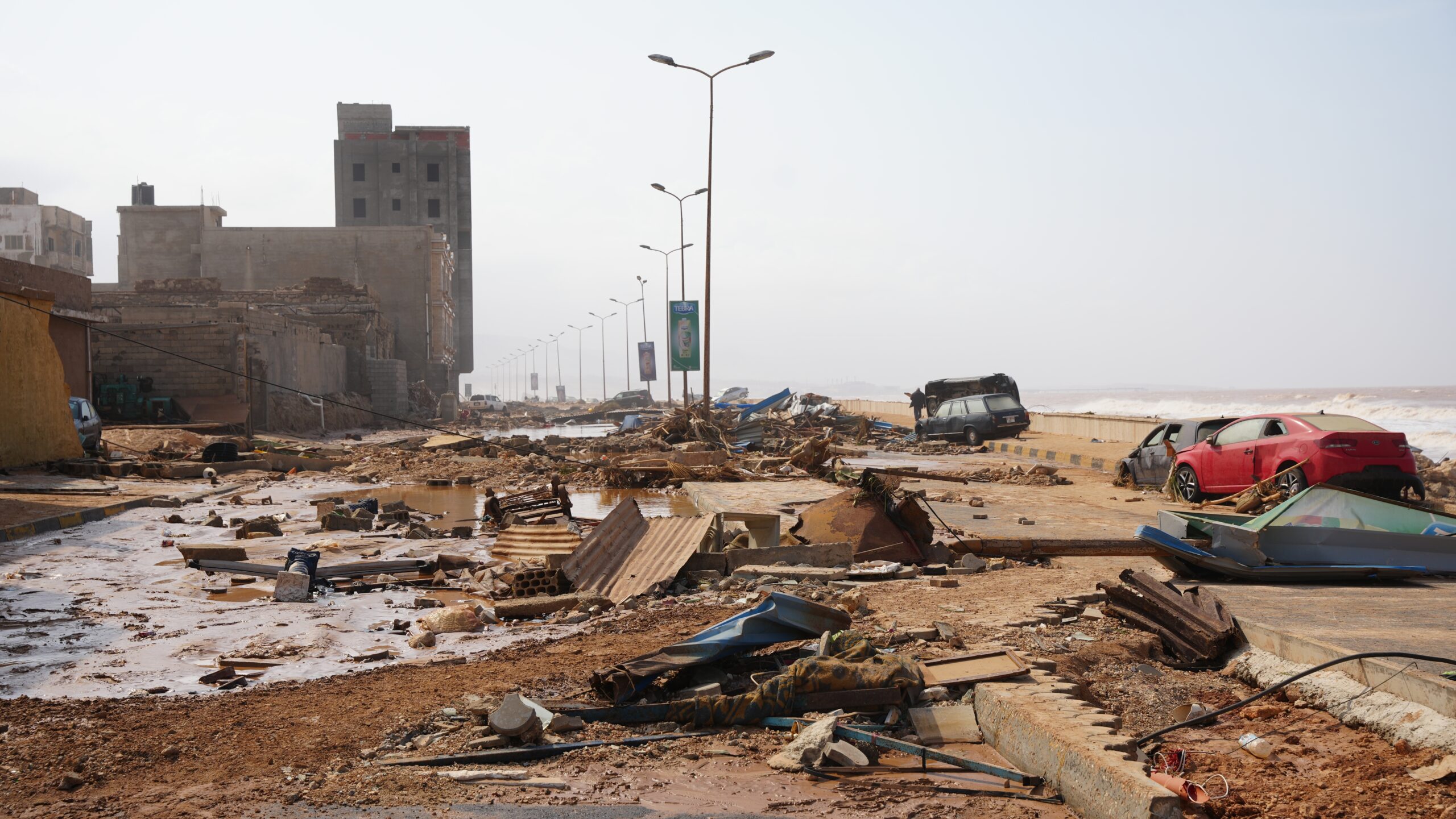 Children at the forefront of historical floods in Libya